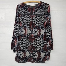 Abercrombie & Fitch Velour Flower Dress Cocktail Party Lined Womens Size XS