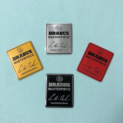 Mercedes Benz Brabus Masterpiece Logo Emblem Autositze Abzeichen Aufkleber Auto