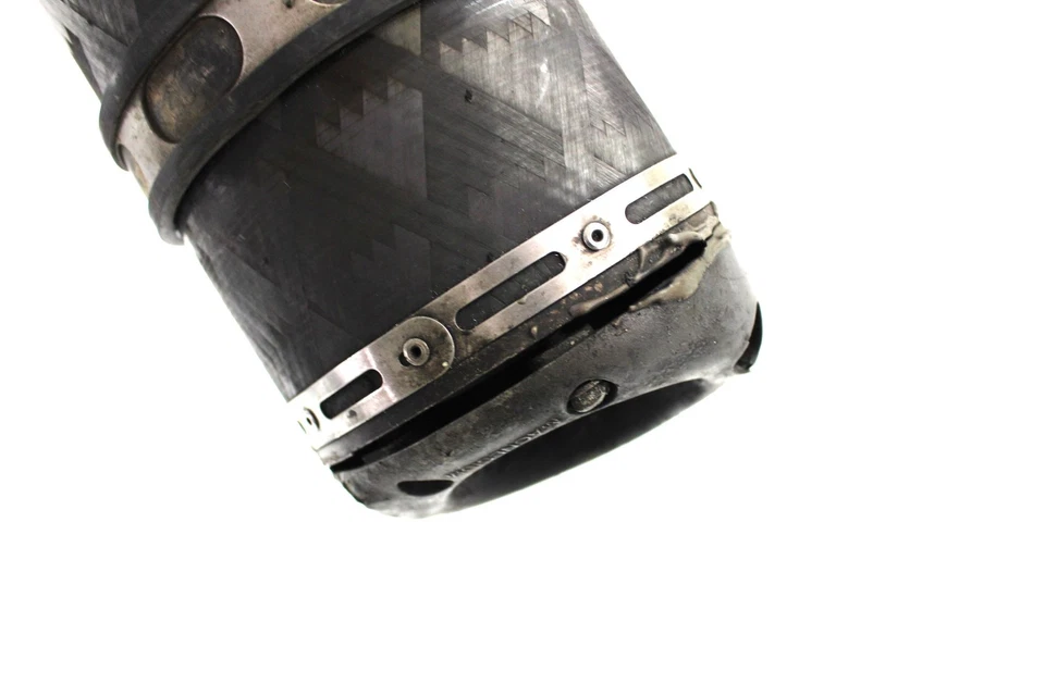 Silenciador sin cordones Triumph Daytona 675 675R 2006 06 carbono Two Brothers Racing Foto 4 de 4