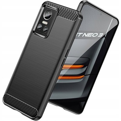 HURTEL CARBON CASE FÜR REALME GT NEO 3 SILIKON COVER FLEXIBEL
