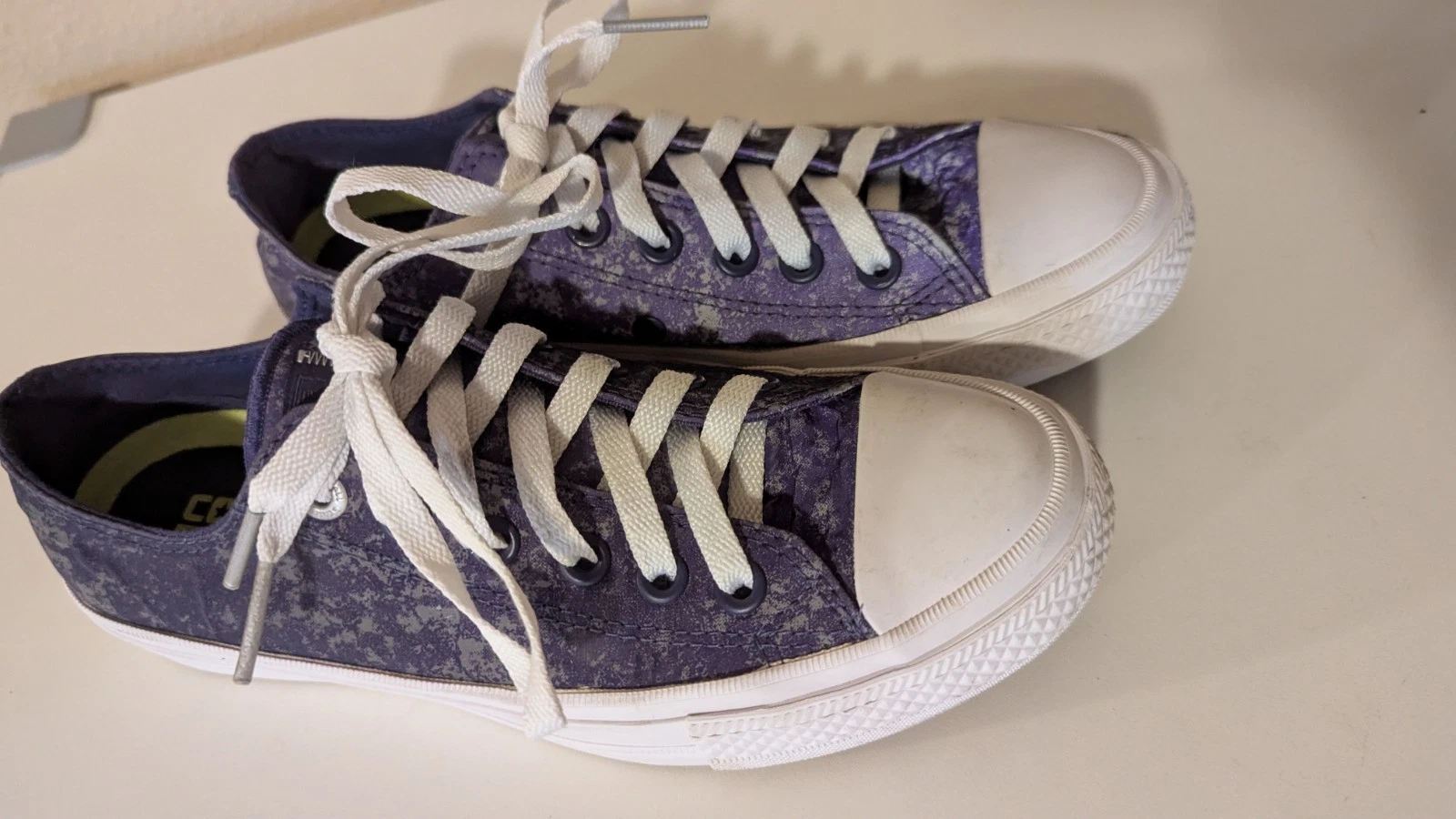 Converse All Stars Con Lunarlon Donna Tg. 7 viola metallizzato