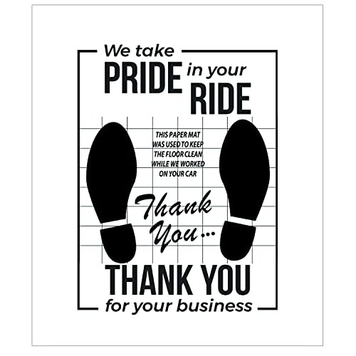 White Car Paper Floor Mats : Pcs Disposable Floor Cars Auto Vehicles 200