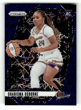 2024 Panini Prizm WNBA Prizms Blue Velocity #65 Charisma Osborne Mercury 