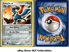 2009 Pokemon, Platinum, #53/127 Lucario Lv. 42, Uncommon (b)