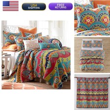 Levtex Home Amelie Full/Queen Cotton Quilt Set, Multi, Global