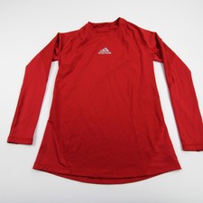 adidas Alphaskin Long Sleeve Shirt Mens Red U...