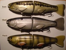 Jerry Rago 9 Inch Glideator Floater Top water Glide bait 3 colors to pick from