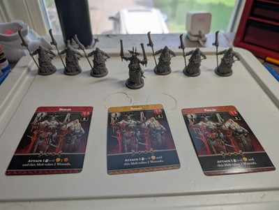 CMON Massive Darkness 2 Undead Lot Unpainted w/ Cards