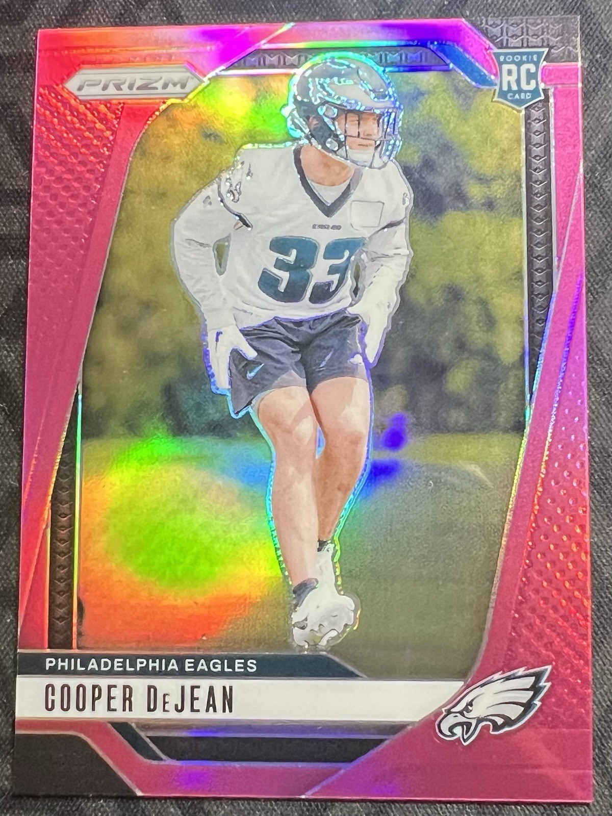 2024 Panini Prizm COOPER DEJEAN Rookies #321 Pink Prizm RC Eagles 🦅