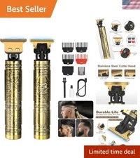 Professional Hair Trimmer for Men, Cordless Rechargeable Beard Trimmer Hair C...