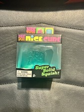 Nee Doh Nice Cube - Super Solid Squish  Blue - Brand New/Factory Sealed 