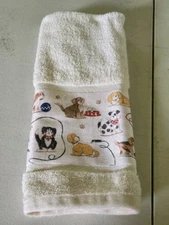 Dogs, Dogs Kitchen Dish Towel Very Good Lots Of Dogs Laural Home