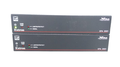 Lot of 2 Extron XPA 2001 Audio Power Amplifiers