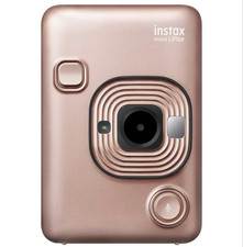 NEW Fujifilm Instax Mini LiPlay Hybrid Instant Camera - Blush Gold