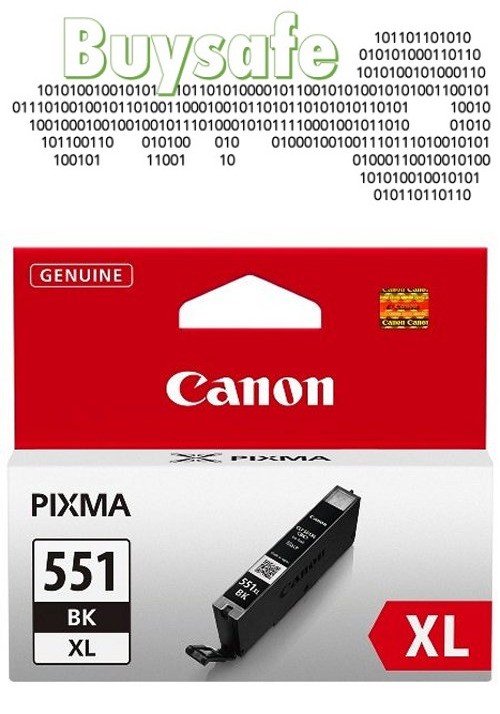 Canon CLI-551XL Printer Ink Cartridge Black for PIXMA MX725