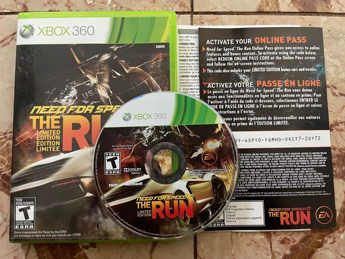 Need for Speed games (Microsoft Xbox 360) 360 TESTED