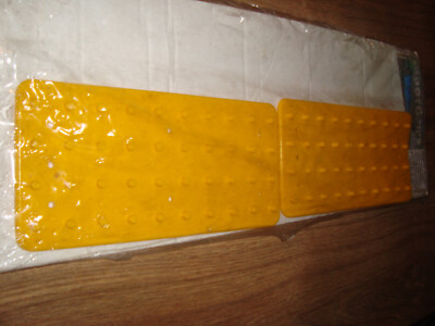 New Snow Bug Arctic Cat Rubber Boot Foot Grips Yellow 5x10 Ski Doo Polaris