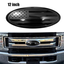 12 Inch Oval Overlay American Flag Us Emblem For 2018-2023 Ford F250 F350 12 Inch Oval Overlay American Flag Us Emblem For 2018-2023 Ford F250 F350