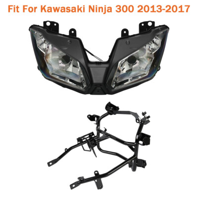 Front Headlight Lamp & Fairing Stay Bracket Fit For Kawasaki Ninja 300 2013-2017