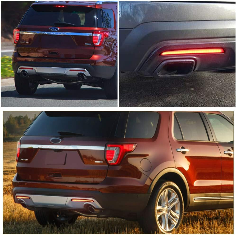 LED Bumper Light For Ford Explorer 2019 2020 2021 2022 3-in-1 Rear Fog - Foto 3