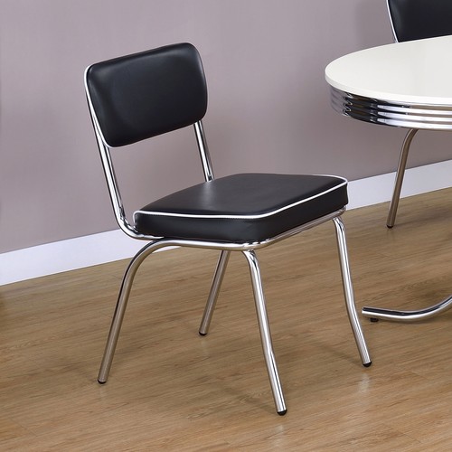 Coaster Retro Upholstered Dining Side Chair (Set of 2)  -  2066 - 2450R - Picture 4 of 26