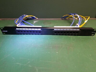 Intellinet - Cat6 Patch Panel 16-Port, UTP, 1U