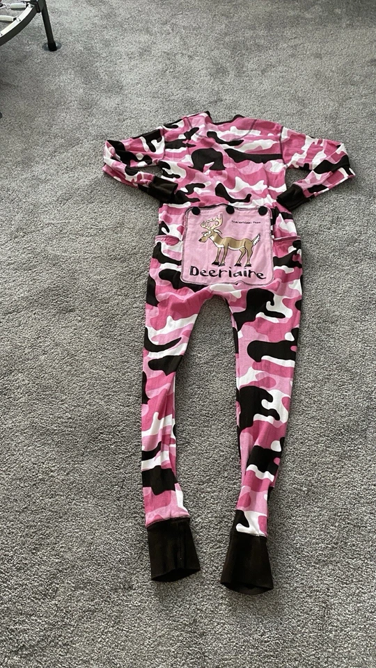 Lazy One Flap Jack M One Piece Pink Camo Women “Deeriaire” Deer Zion Canyon - Image 3 of 4
