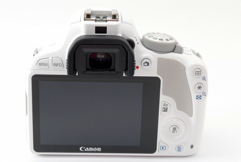 Canon EOS Rebel SL1/100D/Kiss X7 18.0MP 18-55mm White [Exc+++] w