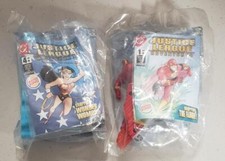2003 Justice League Adventures Burger King Big Kids Meal Toys - Set of Two