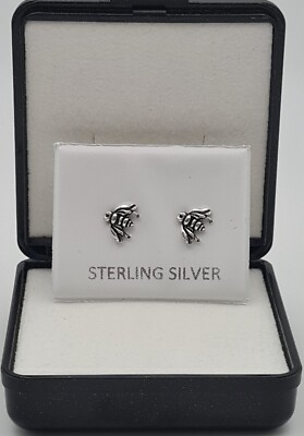 925 Sterling Silver Buzzy Bee Earrings 7mm Studs Women, Girls Pierced Ears