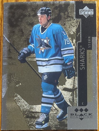1997-98 Black Diamond Triple Diamond Marco Sturm RC #71 San Jose Sharks