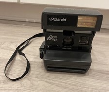 Polaroid One Step 600 Film Instant Camera With Strap Untested