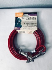 Dog Tie Out Cable Tie-Out Cable for Dogs up to 100 lbs Hartz Pet Tie Out Cable