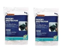 Frost King FC3 Faucet Protector, Nylon, Black, For: Faucet 2-pack