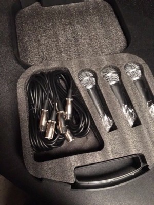 Stagg SDM50-3 Pro Microphone Set - compare the sound!