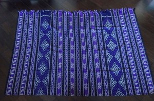 New #7 Hand Woven authentic IKAT Blanket Indonesia Huge OOAK 94 x 65 | eBay
