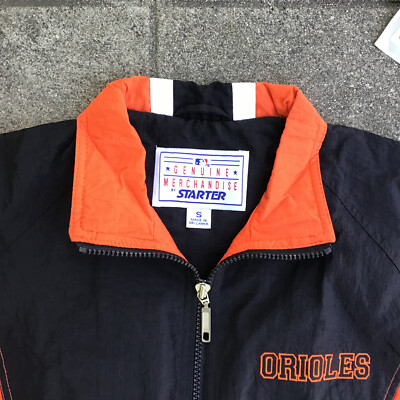 NWT Vintage Starter Baltimore Orioles Kids Small Jacket Full Zip
