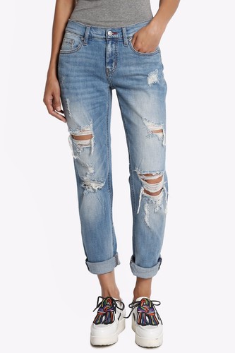 TheMogan Distressed Destructed Washed 
