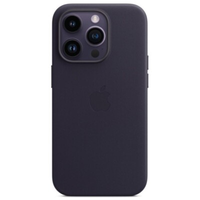Original Apple iPhone 14 Pro Leder Case MPPJ3ZM/A Hülle MagSafe Tinte Ink OVP