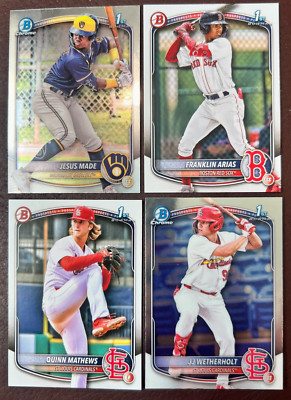 2025 Bowman Baseball - ALL 1st Bowman Set Builder Chrome & Paper - You Pick!