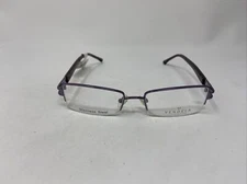 VENDELA EYEWEAR V1016-1 PURPLE 51/17/135 HALF RIMLESS EYEGLASS Frame Women HJ36
