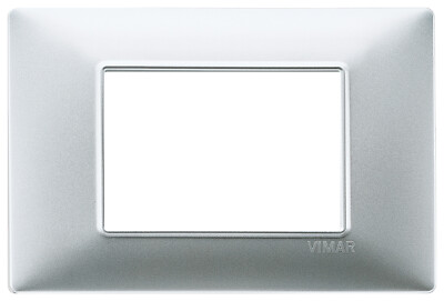 VIMAR Gliding 14653.20 Plaque 9 10/12ft Silver Matt