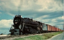 National Railways of Mexico, Niagara 3052 Departs Mexico City, July 1966 Postcar