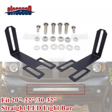 Lower Bumper 22" 32" LED Light Bar Mounting Brackets For Dodge RAM 2500 3500 03+