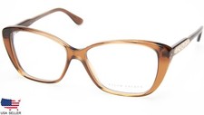 NEW RALPH LAUREN RL 6116 5477 COGNAC VINTAGE EYEGLASSES 54-14-140 B41mm Italy