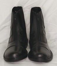 TuffRider Children's Starter Front Zip Paddock Boots Size 4