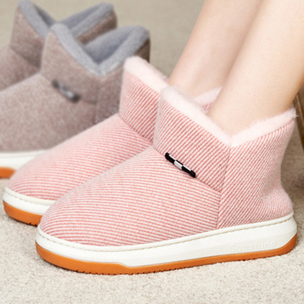 APL Stivali uomo donna fodera peluche memory foam antiscivolo camera da letto stivaletti comodi