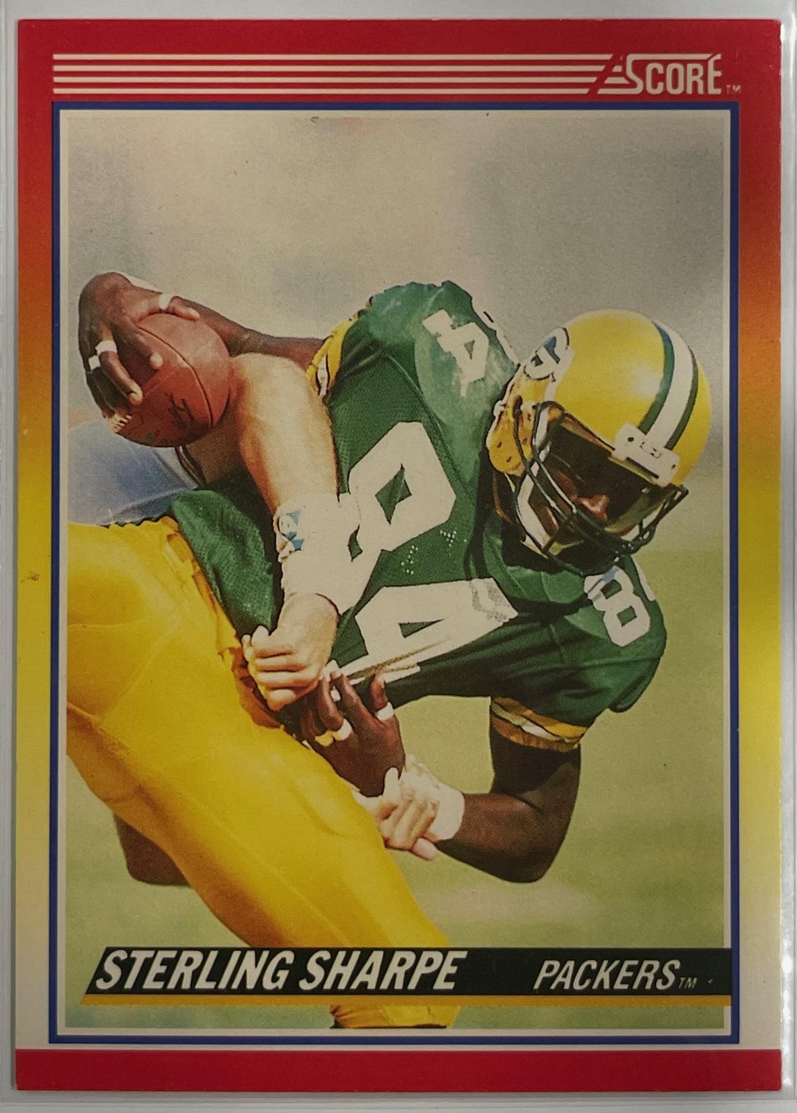 1990 Score 100 Hottest #64 Sterling Sharpe