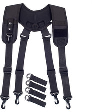 Dr.Tough Tool Belt Suspenders Tactical Suspenders Duty Belt Harness Padded Tool