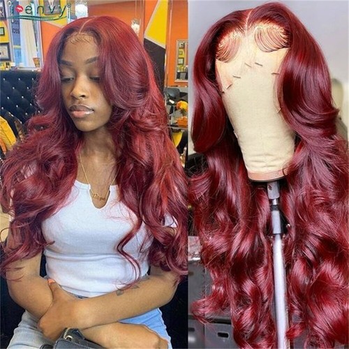 Parrucche sintetiche frontali Body Wave Highlight Cenere Biondo Cenere Pizzo Pre Spuffate Lunghe Ondulate - Foto 27 di 34